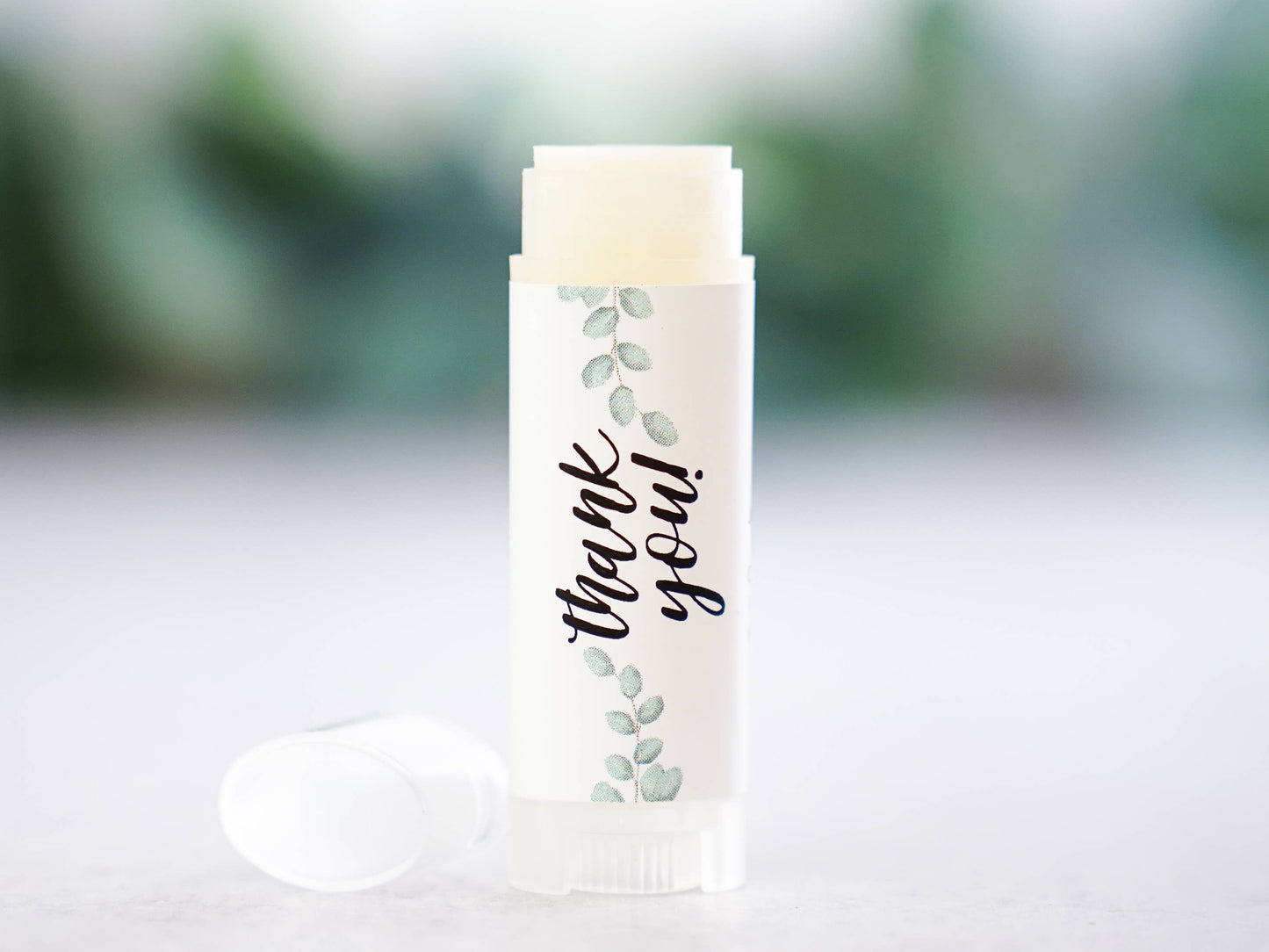 Thank You- Small favor or gift: Lavender / Candle and Lip Balm SET in drawstring bag