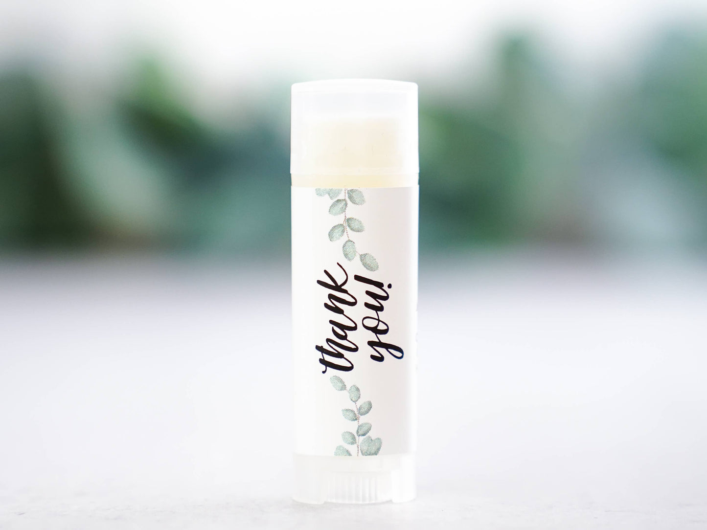 Thank You- Small favor or gift: Lavender / Candle and Lip Balm SET in drawstring bag