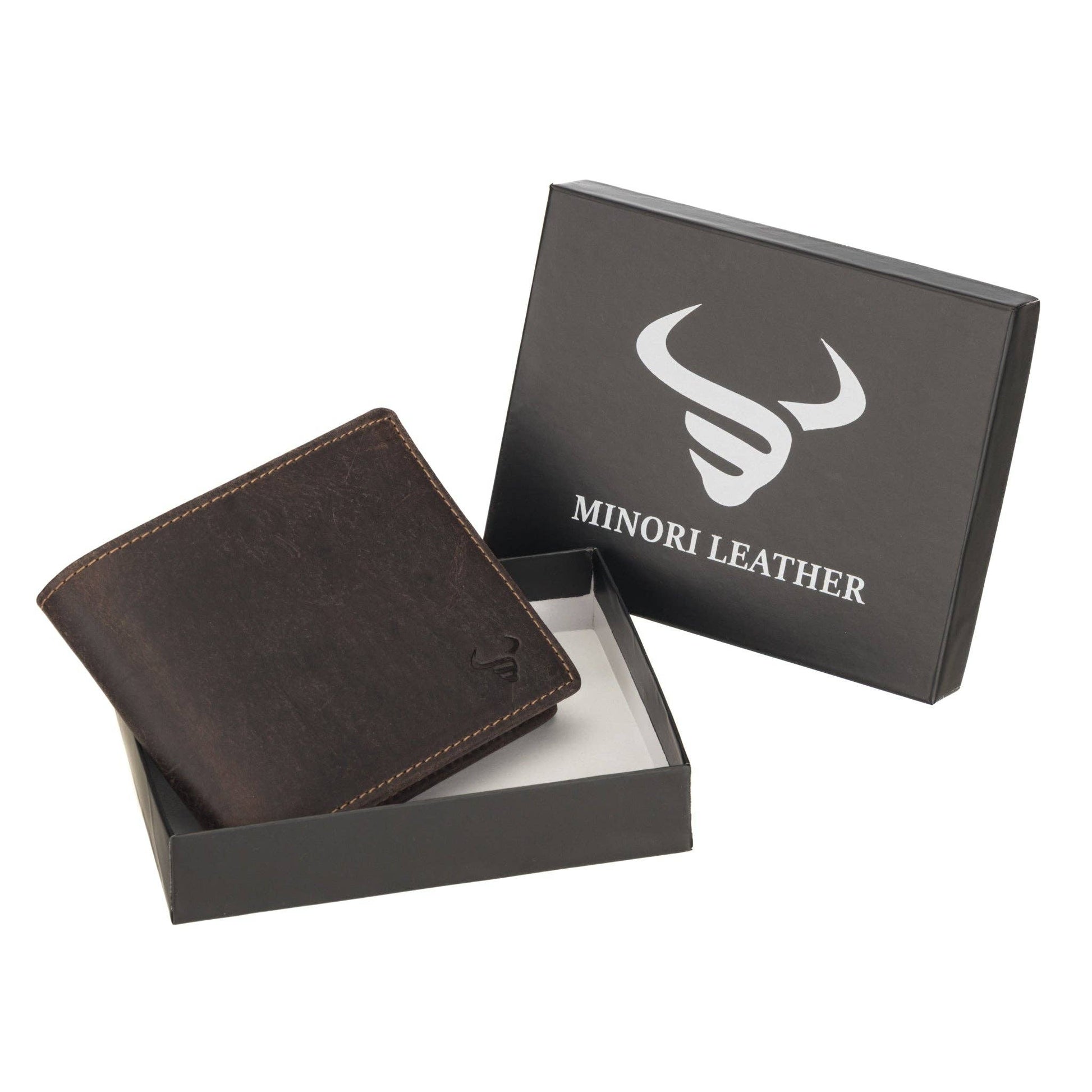 Charlie Leather Wallet – Men – Brown