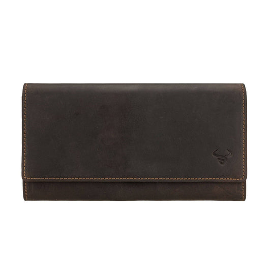 Charlotte Full-Grain Leather RFID Wallet - Women's, Brown