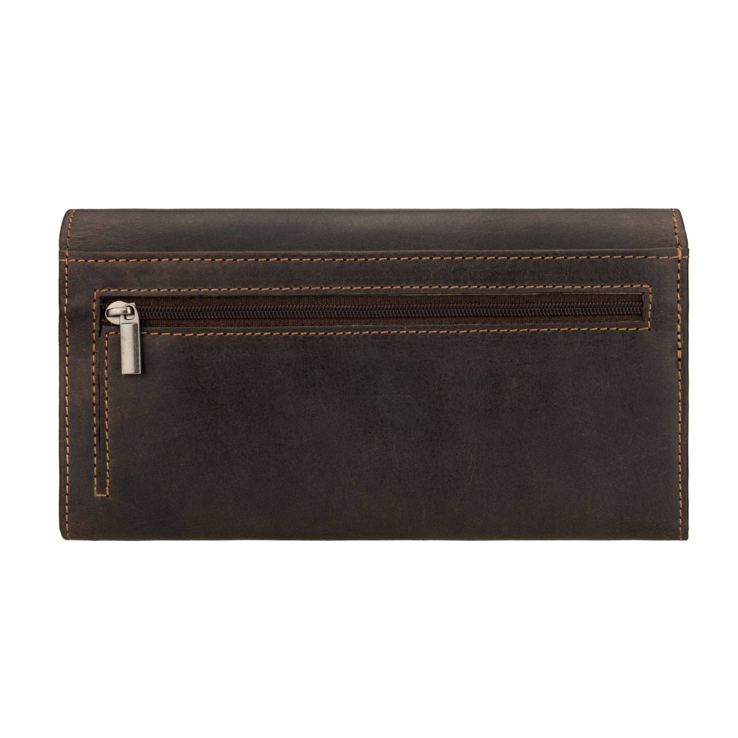 Charlotte Full-Grain Leather RFID Wallet - Women's, Brown, photo 4 of 8