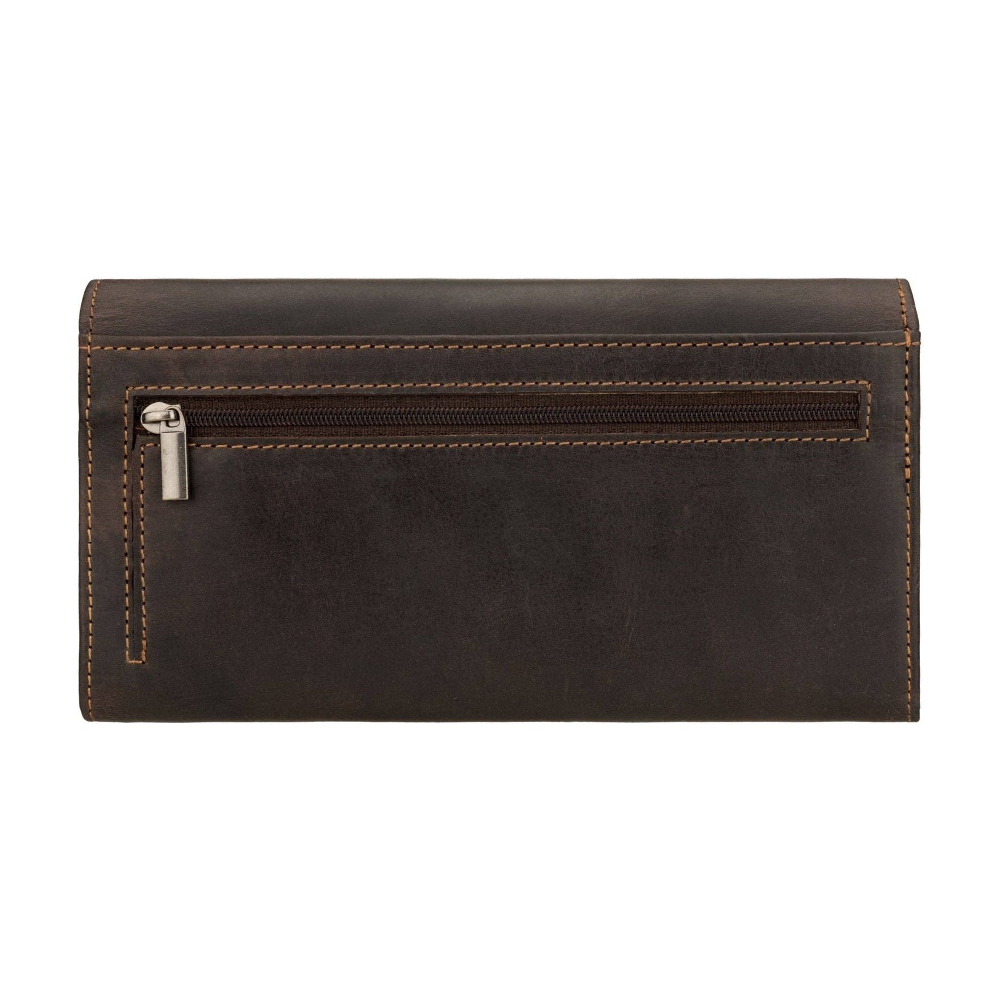 Charlotte Full-Grain Leather RFID Wallet - Women's, Brown, photo 4 of 8