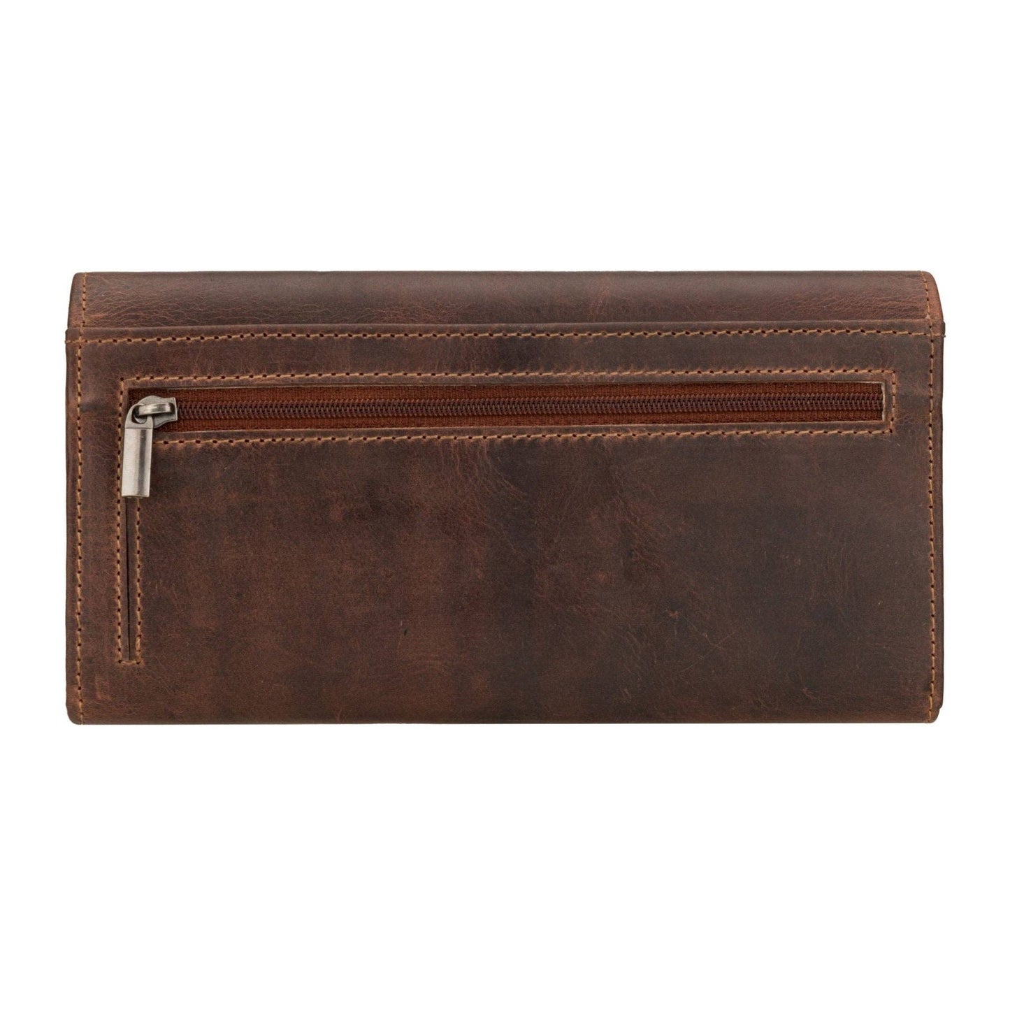 Charlotte Full-Grain Leather RFID Wallet - Women's, Chestnut, photo 3 of 7