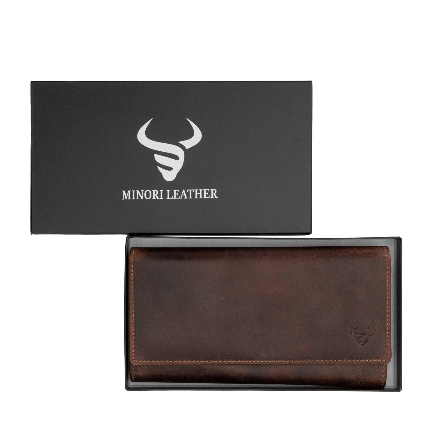 Charlotte Full-Grain Leather RFID Wallet - Women's, Chestnut, photo 7 of 7