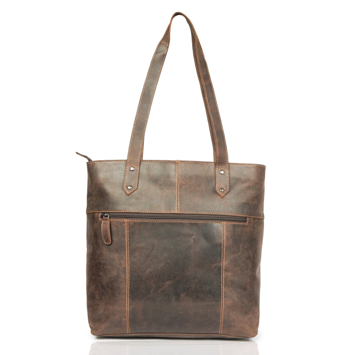 Rowan Leather Tote Bag – Women – Brown