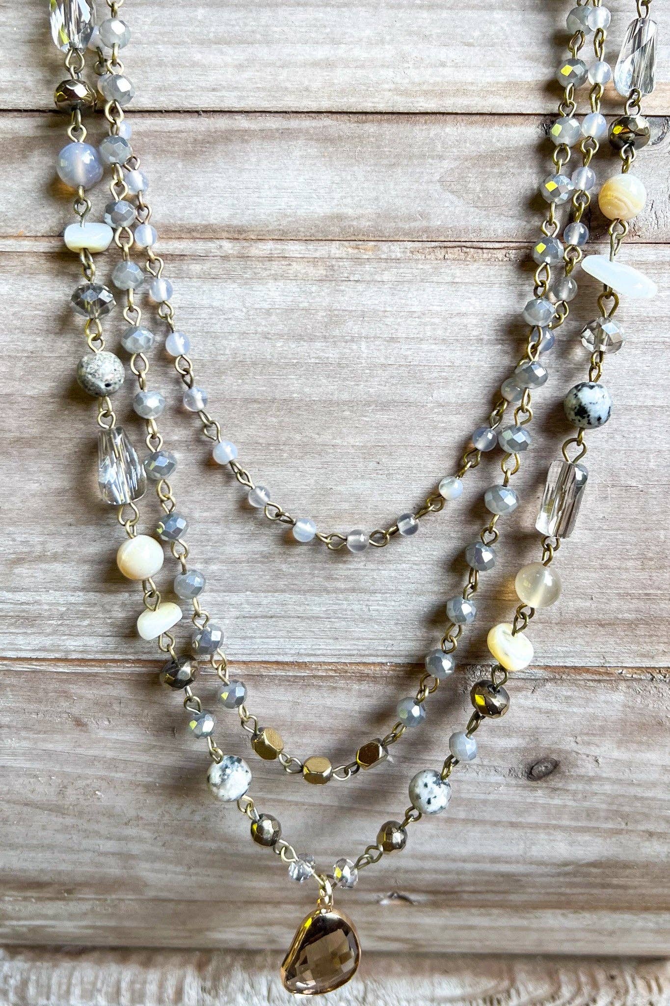 Darcy Convertible Beaded Necklace