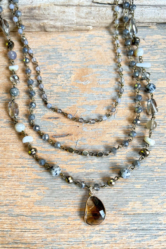 Darcy Convertible Beaded Necklace, photo 2 of 4