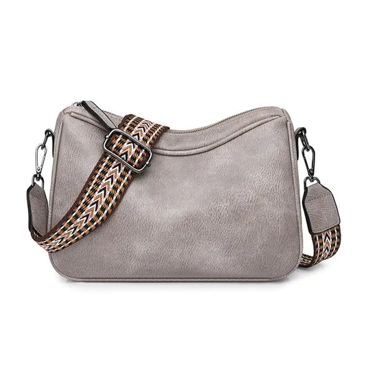Retro Commuting Shoulder Bag ~ Gray
