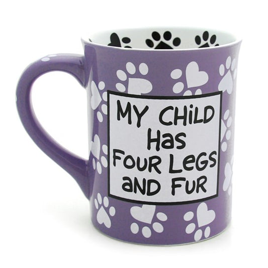 "Dog Mom" 16 oz Stoneware Mug, photo 2 of 2