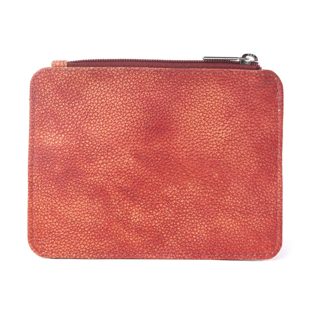Driftwood Cove Embossed Leather RFID Card Holder, photo 12 of 13