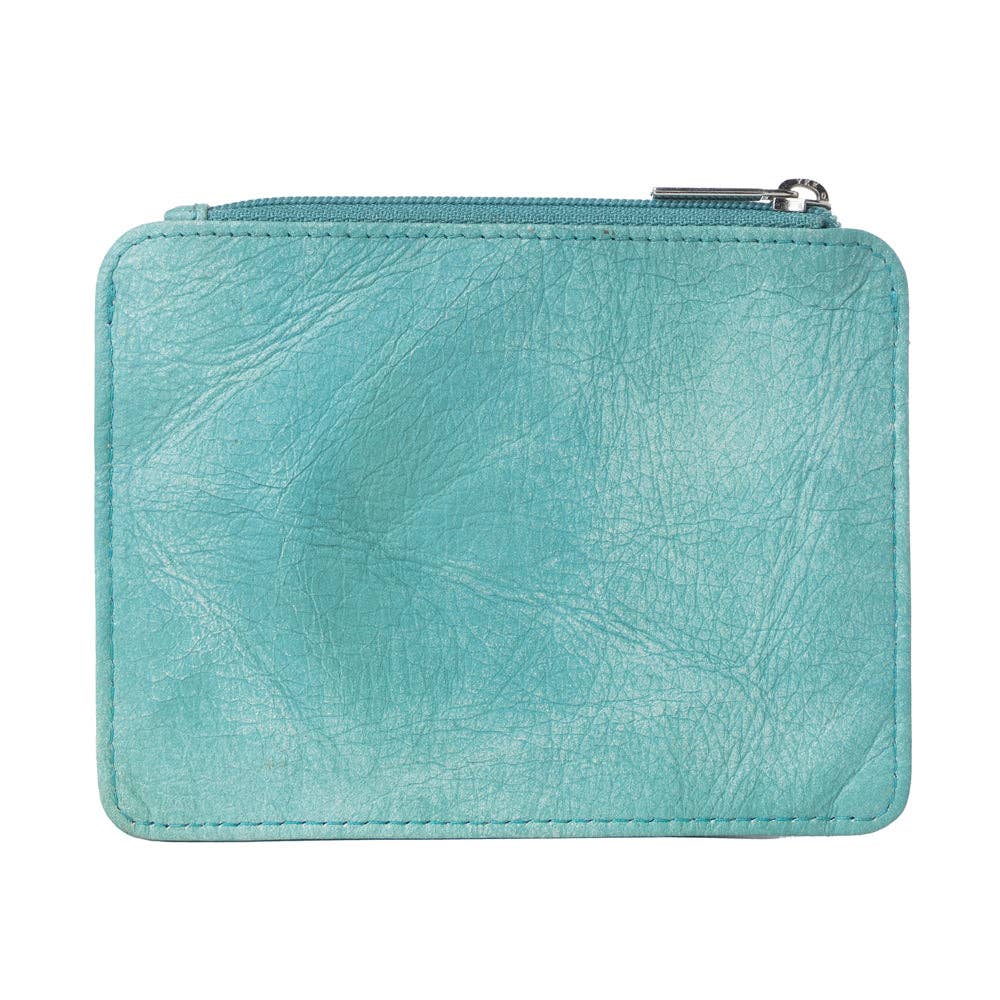 Driftwood Cove Embossed Leather RFID Card Holder, photo 4 of 13