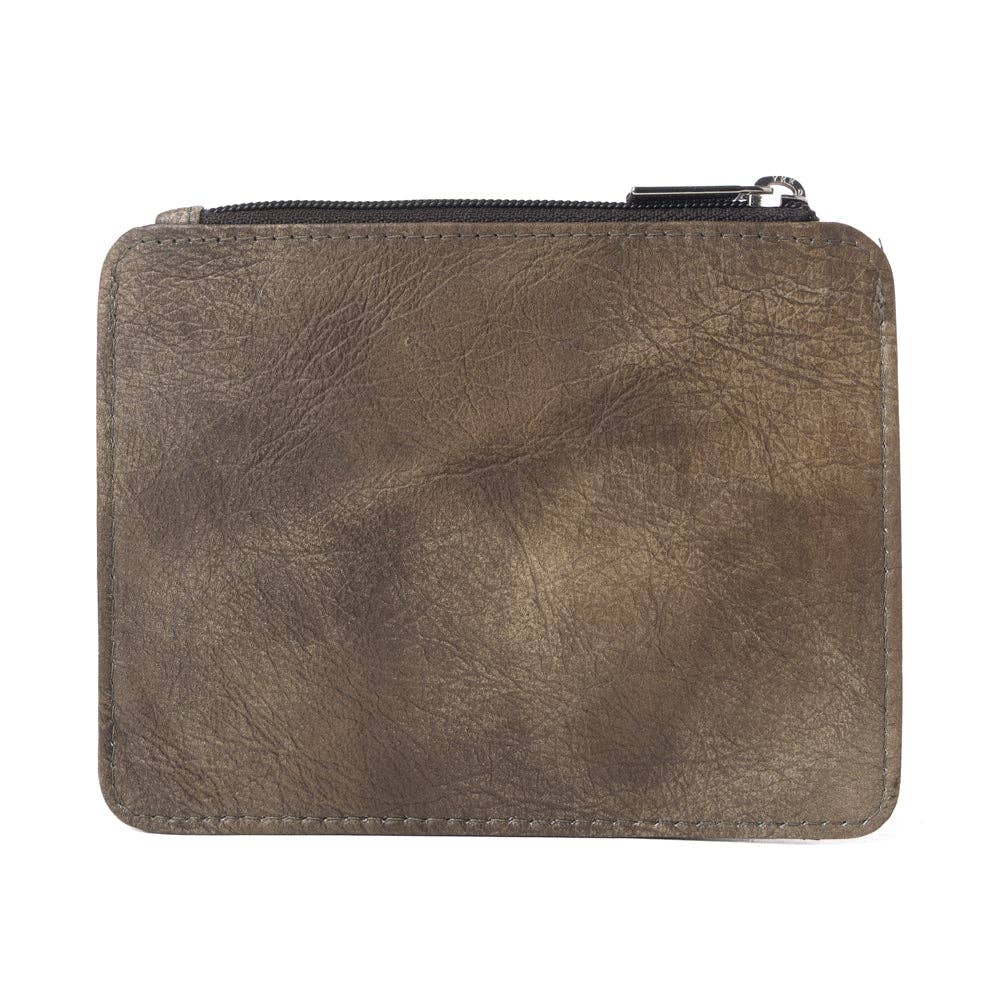 Driftwood Cove Embossed Leather RFID Card Holder, photo 8 of 13