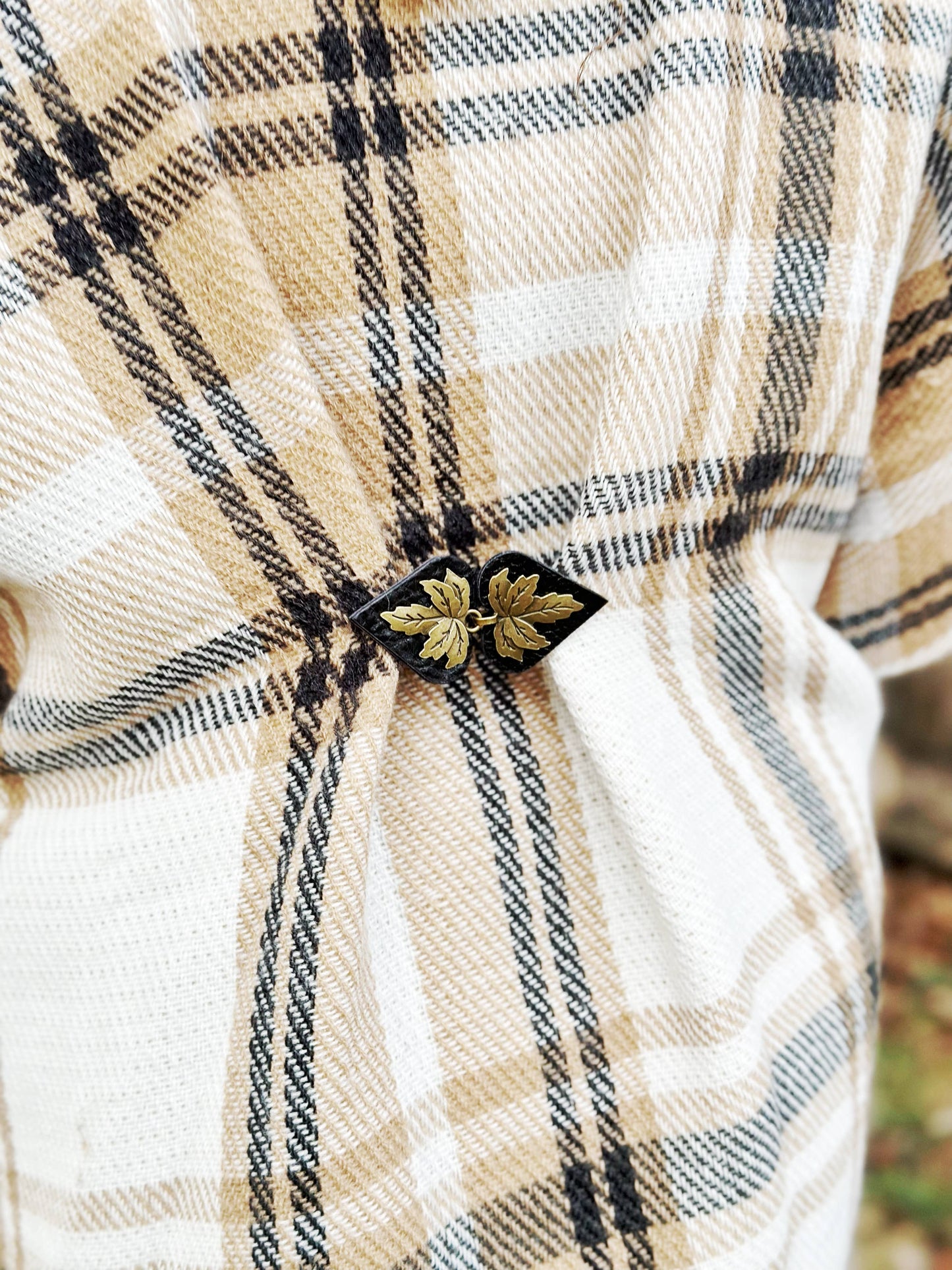 Cinch Clips for Clothing, Boho Renaissance Cloak Clasp