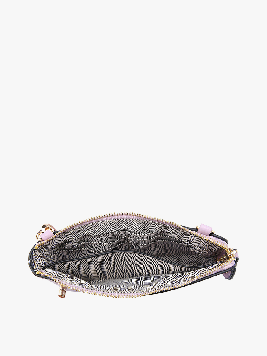 Kendall Crossbody/Wristlet w/ Twist Lock Closure: Indigo
