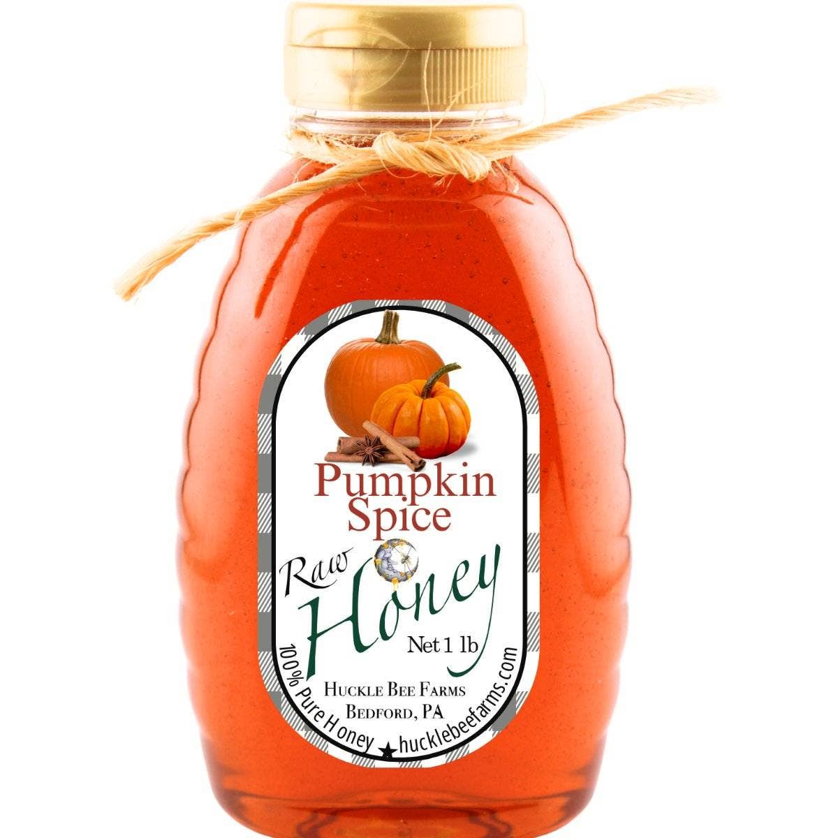 Pumpkin Spice Infused Honey: 1 Lb Bottle