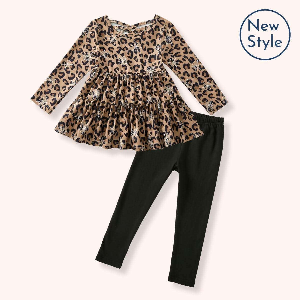 Snow Leopard 2 Piece Set Size 6-12 months