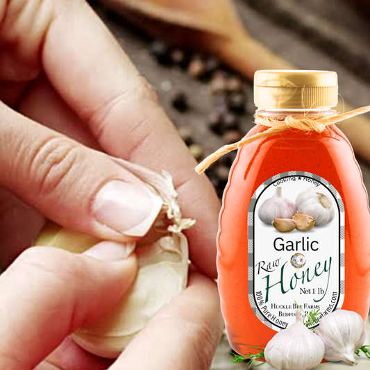 Garlic Infused Raw Honey - 1 lb, photo 2 of 3