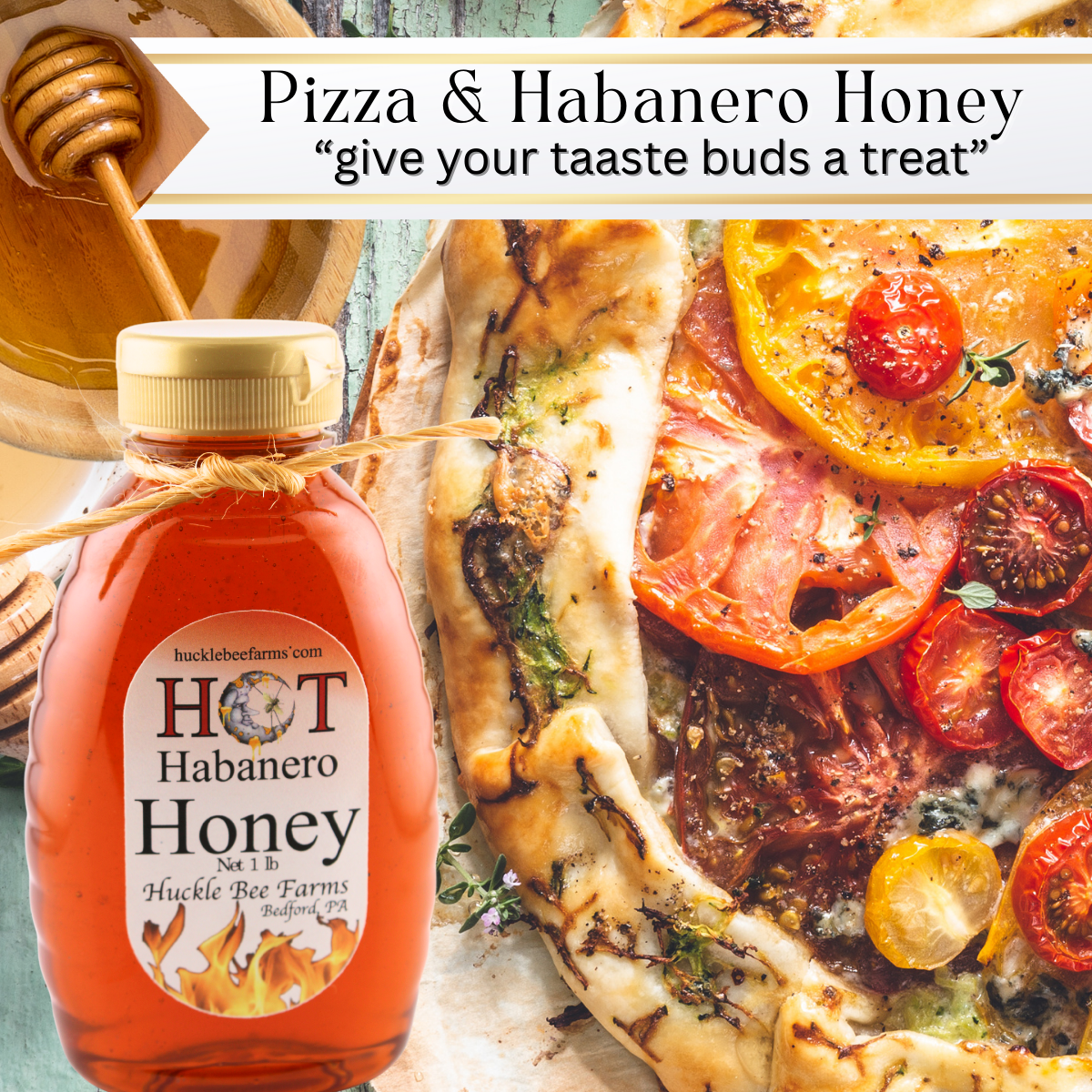 Habanero Infused Raw Honey - 1 lb, photo 3 of 3