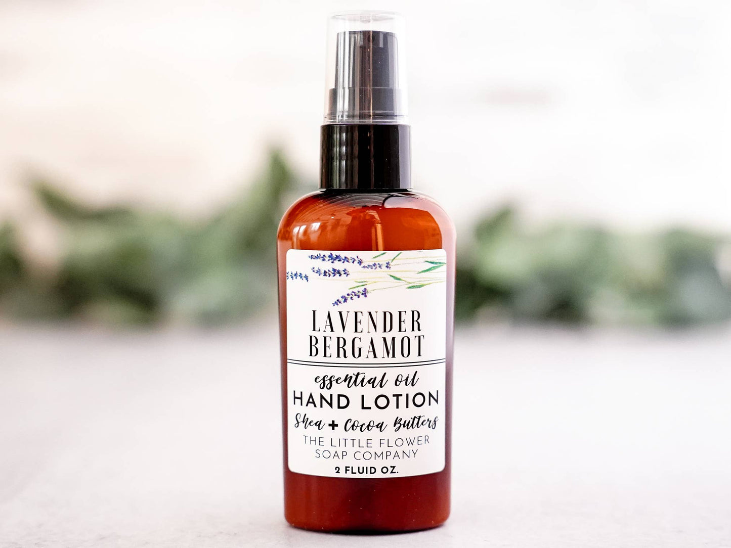 Lavender Bergamot Hand Lotion - 2 oz, shea butter lotion