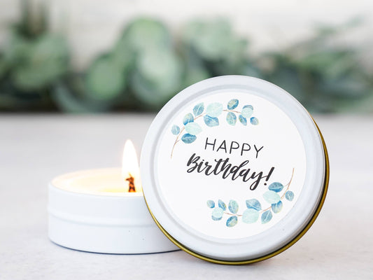 Happy Birthday Mini Candle & Lip Balm Favor Set, photo 2 of 3