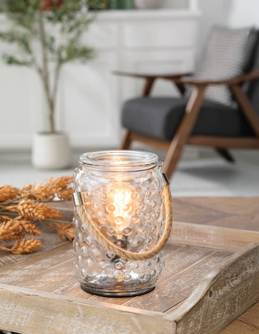 Hobnail & Rope Vintage Bulb Illumination Fragrance Warmer, glass, photo 2 of 2