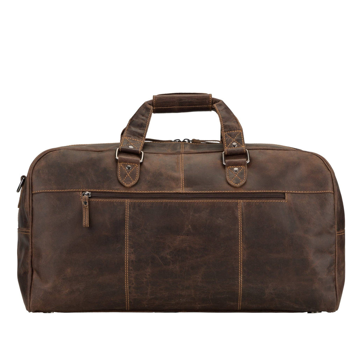 Hudson Leather Duffle Bag - Unisex - Brown, photo 5 of 8
