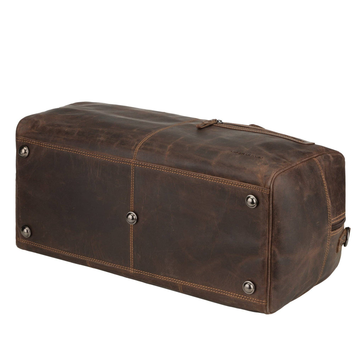 Hudson Leather Duffle Bag - Unisex - Brown, photo 7 of 8