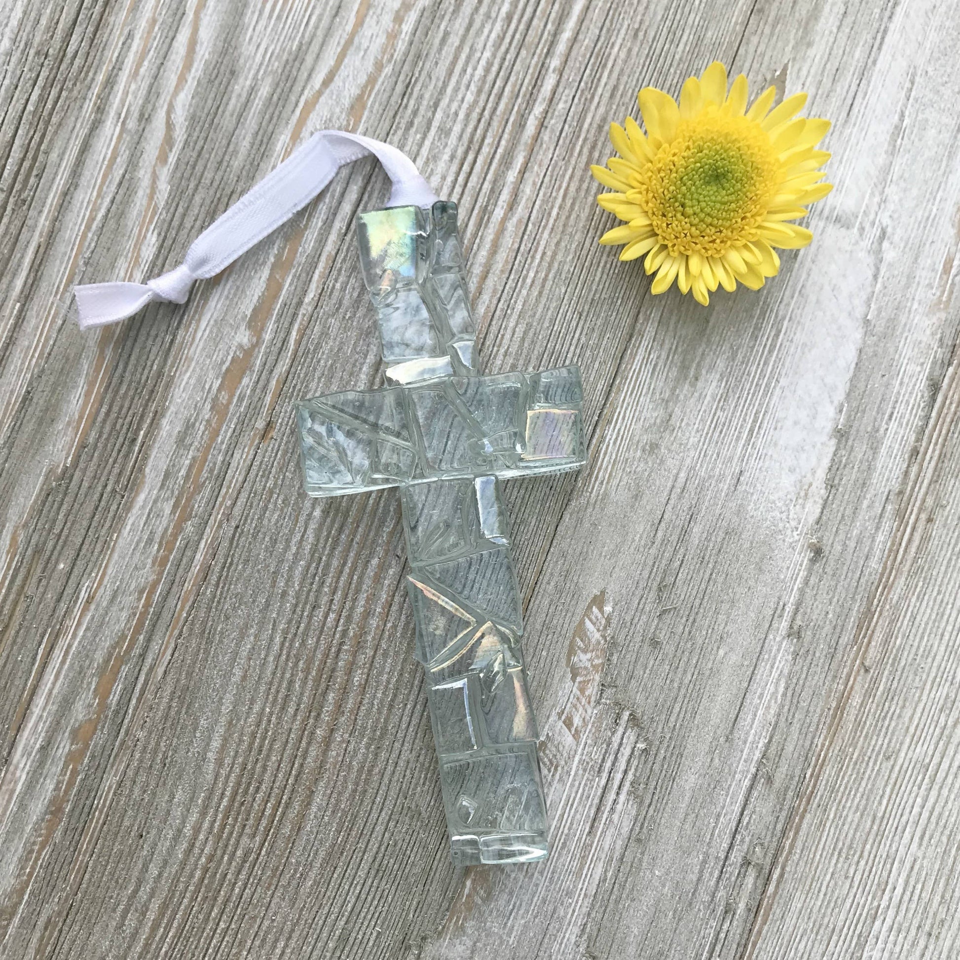 Irish Baby Blessing Mosaic Glass Cross & Card, photo 3 of 4