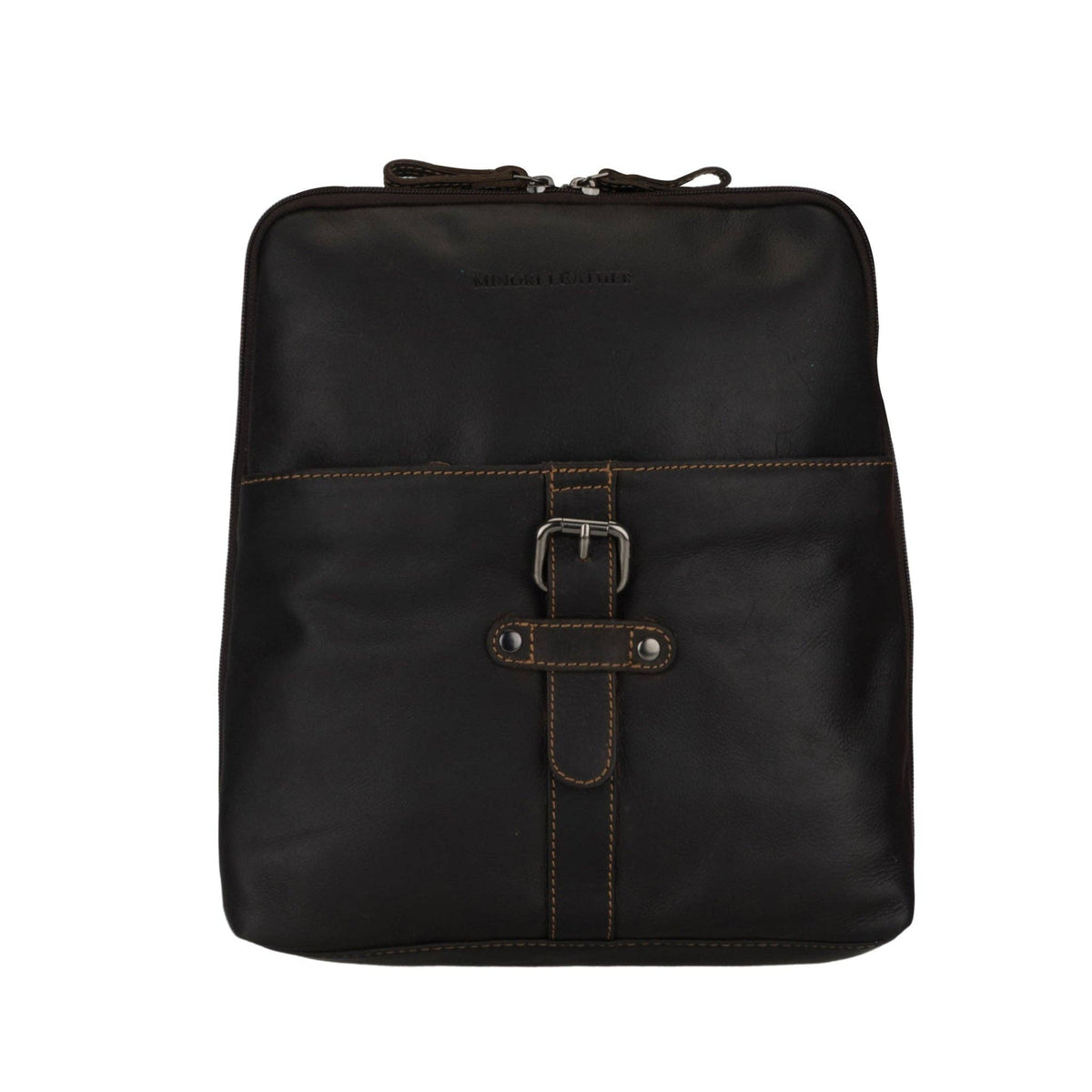 Isla Full-Grain Leather Backpack - Brown, photo 1 of 9