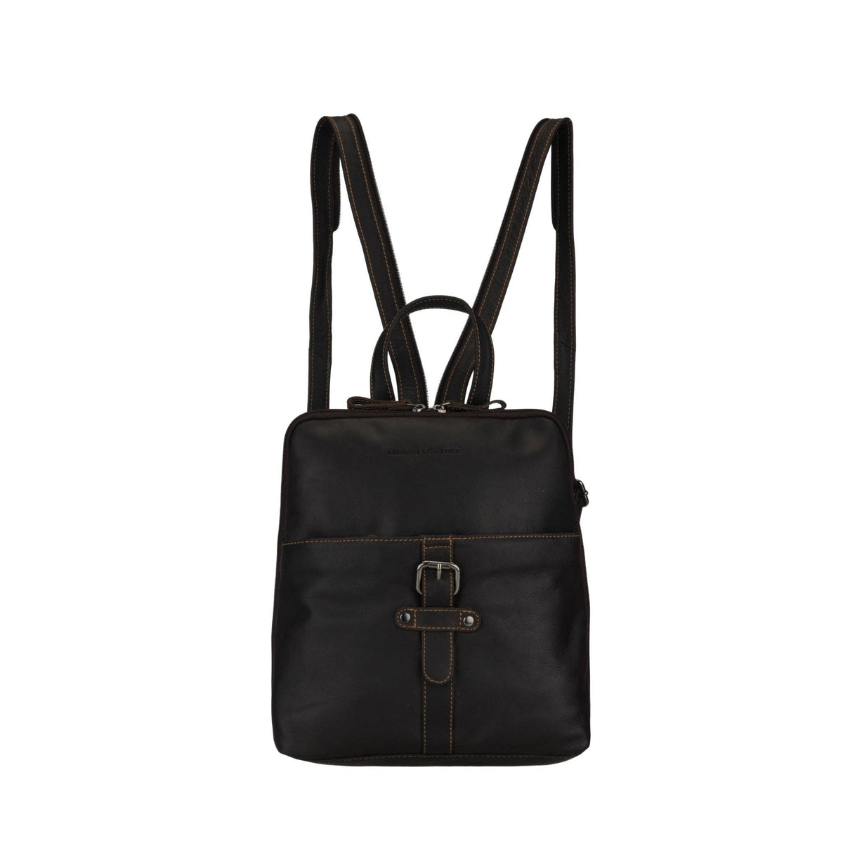 Isla Full-Grain Leather Backpack - Brown, photo 3 of 9