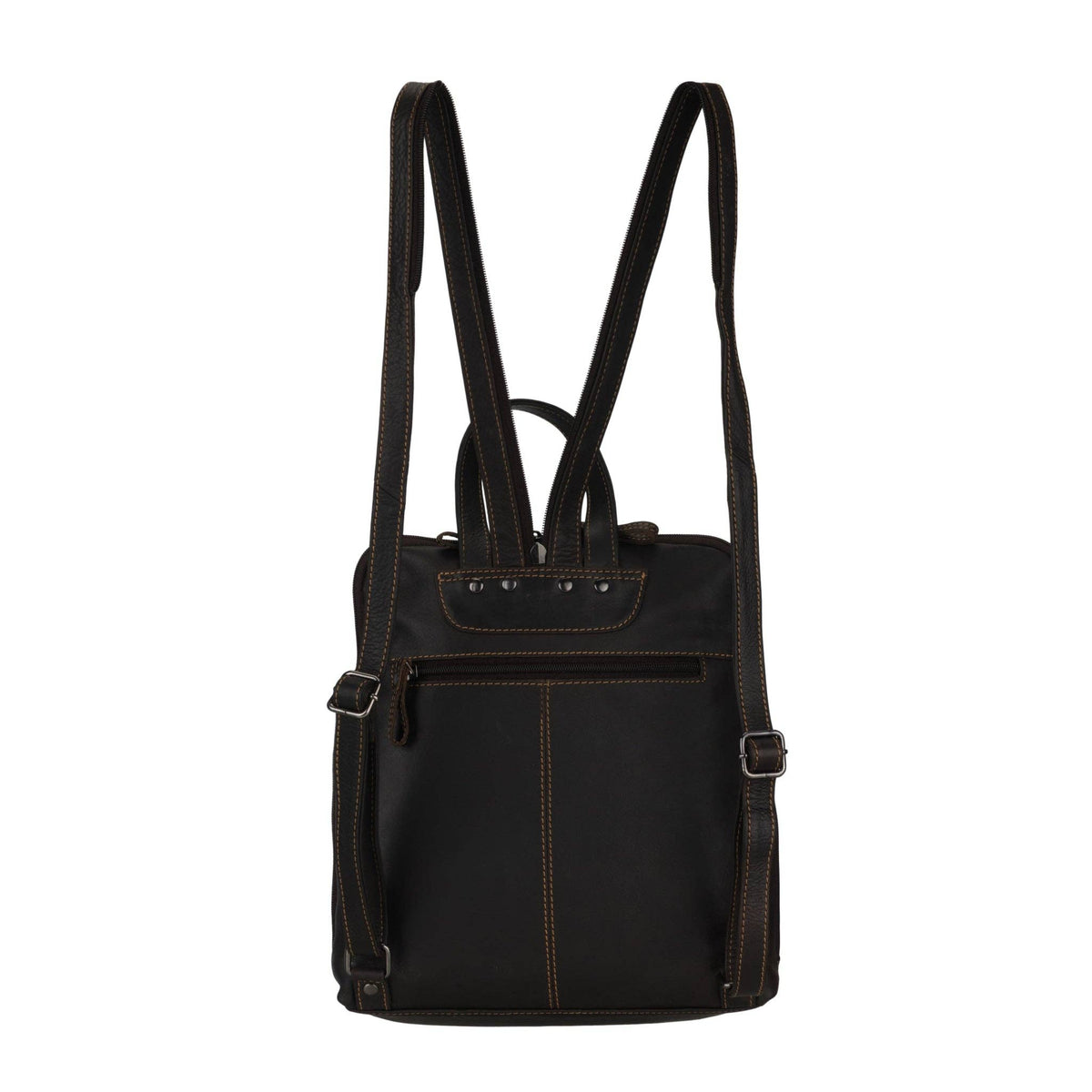 Isla Full-Grain Leather Backpack - Brown, photo 8 of 9