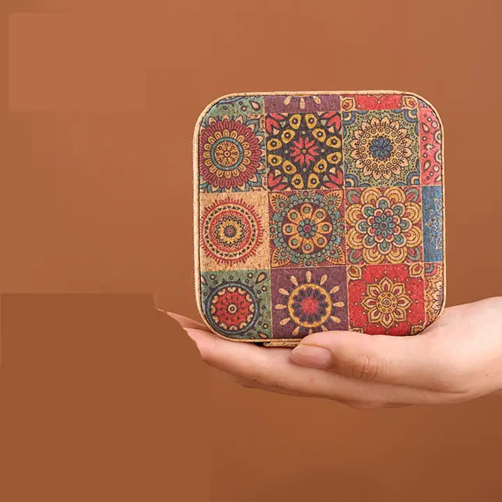 Travel Jewelry Storage Box - Brown