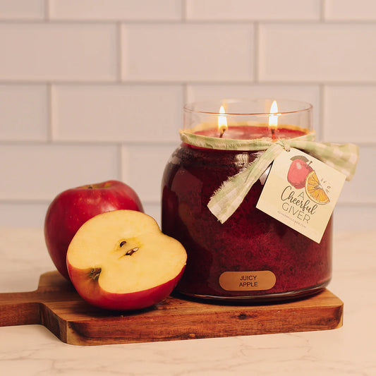 Juicy Apple Jar Candle - Papa 34 OZ
