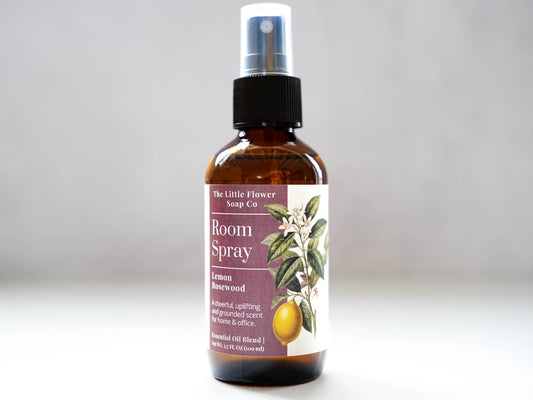 Lemon Rosewood essential oil room spray, 4 oz, photo 2 of 5