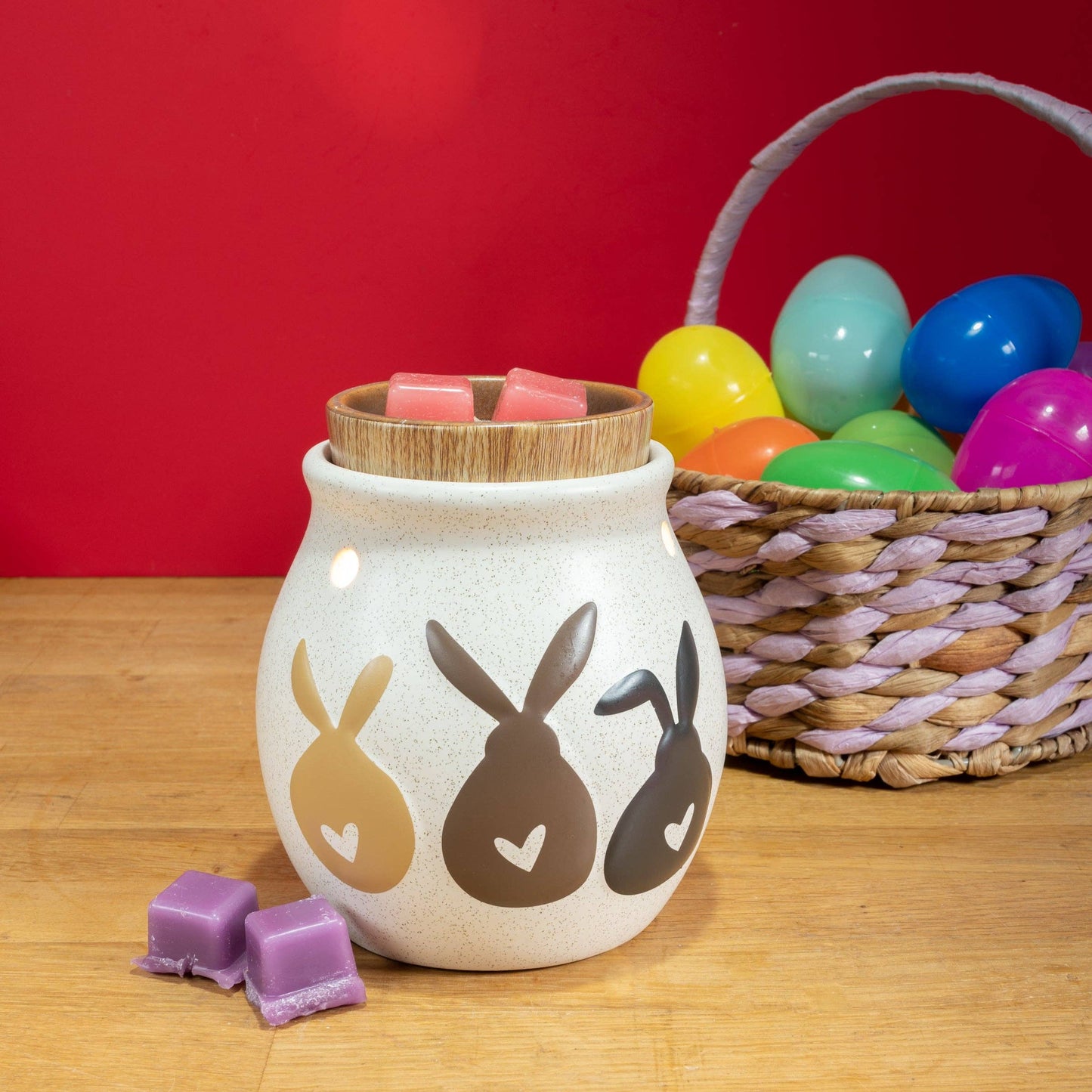 Love Bunnies Fragrance & Wax Warmer, ceramic