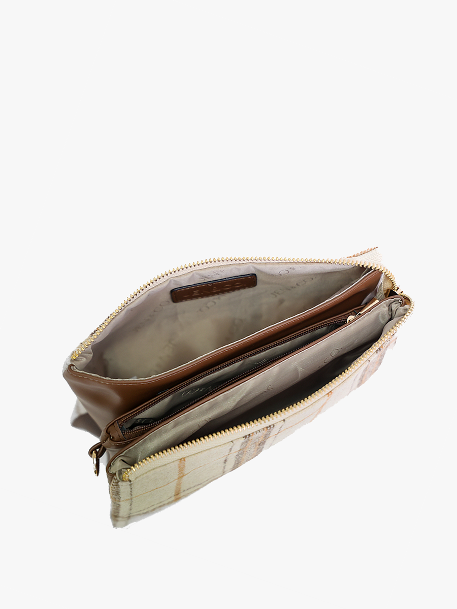 Riley 3-Compartment Crossbody Wristlet - Black, photo 2 of 5