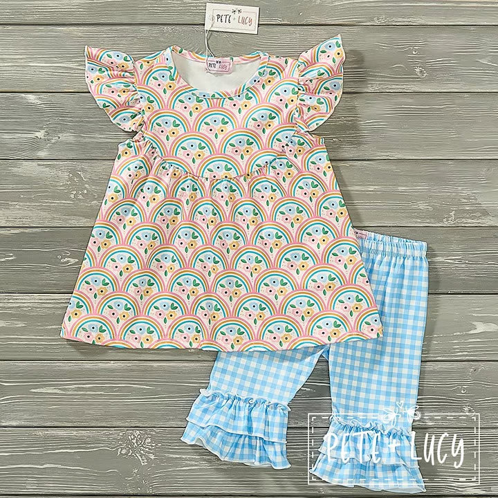 Mostly Sunny 2 Piece Capri Set size 5