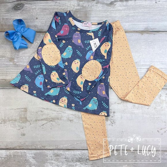 Bright Birdies 2 Piece Set 12-18mos