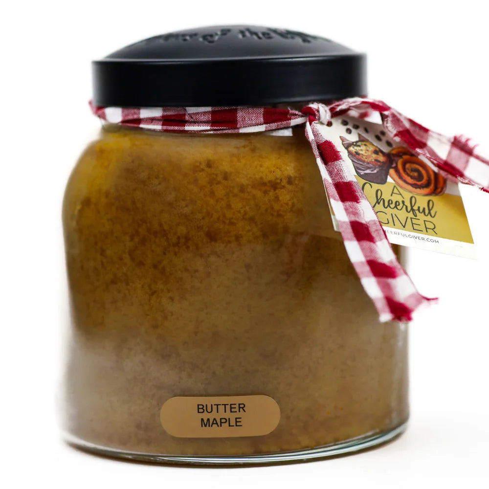 Butter Maple 34 oz Jar Candle - A Cheerful Giver, photo 1 of 2