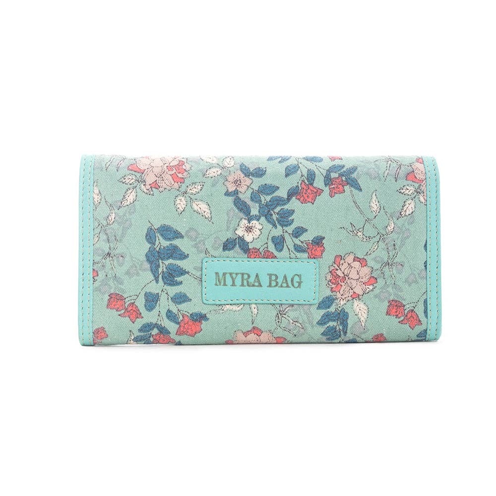Mehlee Jo Floral Canvas & Leather Wallet, photo 4 of 7