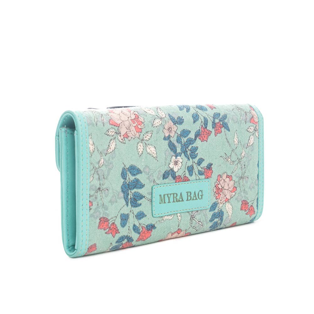 Mehlee Jo Floral Canvas & Leather Wallet, photo 5 of 7