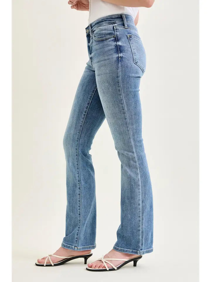 Judy Blue Mid-Rise Bootcut Jeans - Light Wash, photo 2 of 3