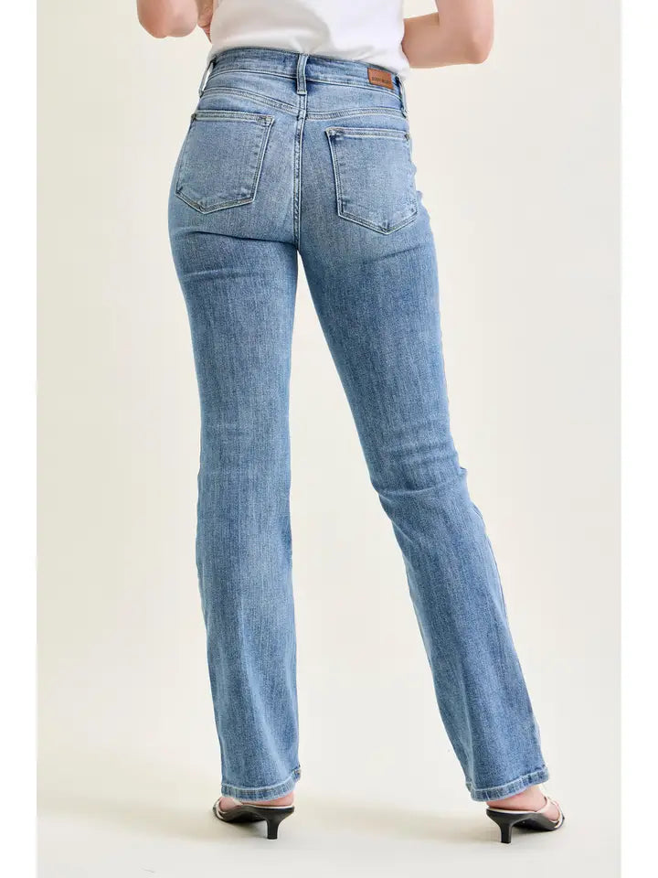 Judy Blue Mid-Rise Bootcut Jeans - Light Wash, photo 3 of 3