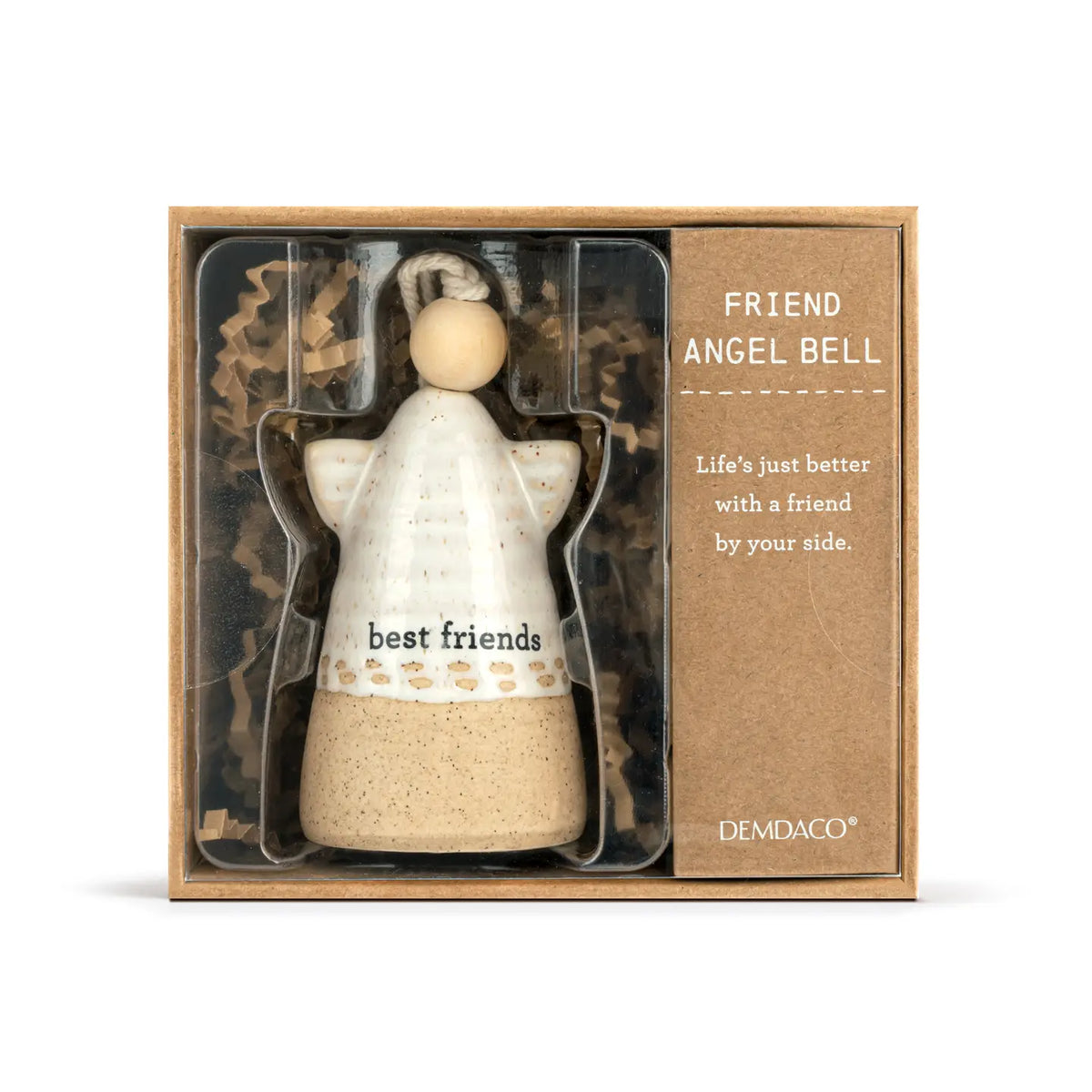 Mini Angel Bell Friend in its kraft gift box