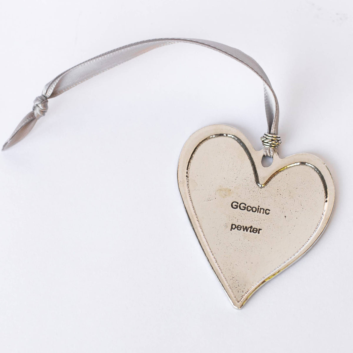 Mom, Written on My Heart Pewter Memorial Ornament, photo 4 of 4