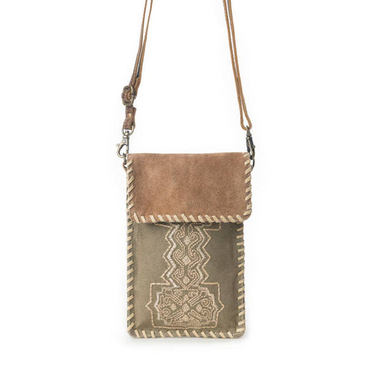 Cheyenne Peaks Western Crossbody Bag - Dusty Olive