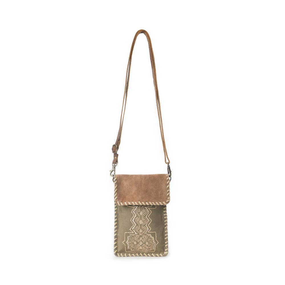 Cheyenne Peaks Western Crossbody Bag - Dusty Olive, photo 4 of 5