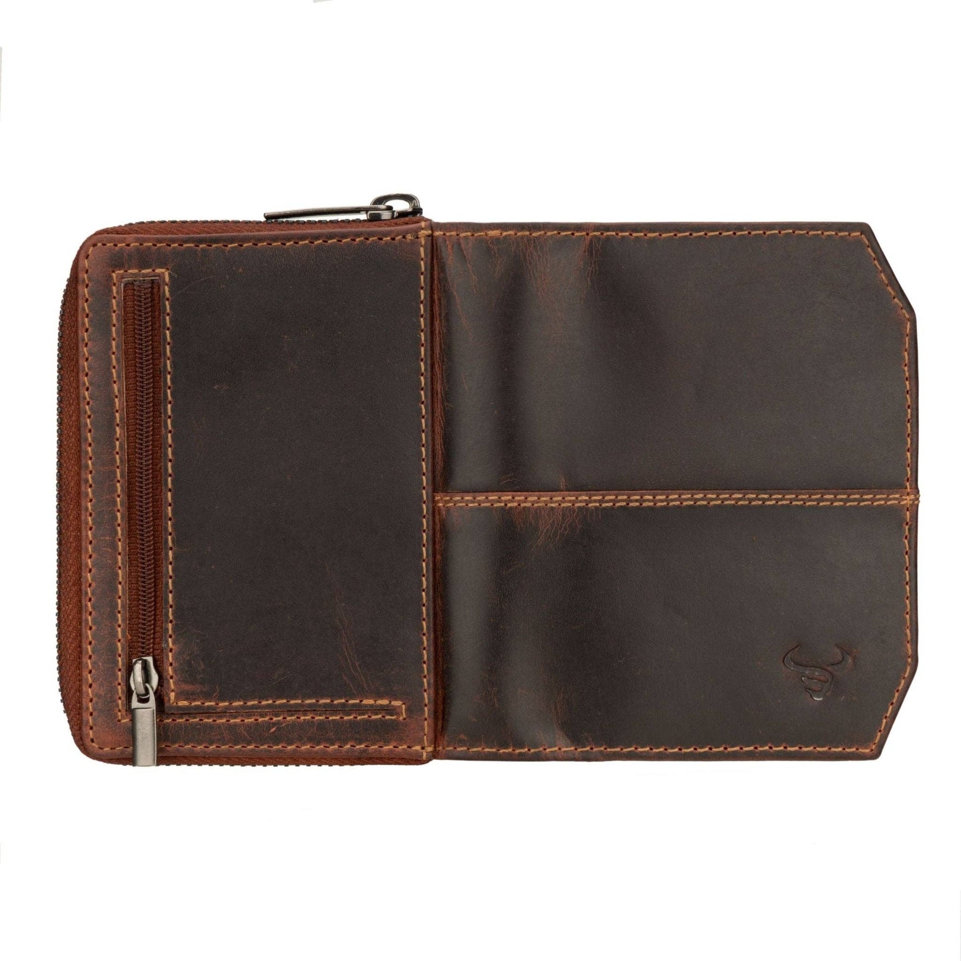 Nora Full-Grain Leather Wallet - Women's, Chestnut, photo 5 of 8