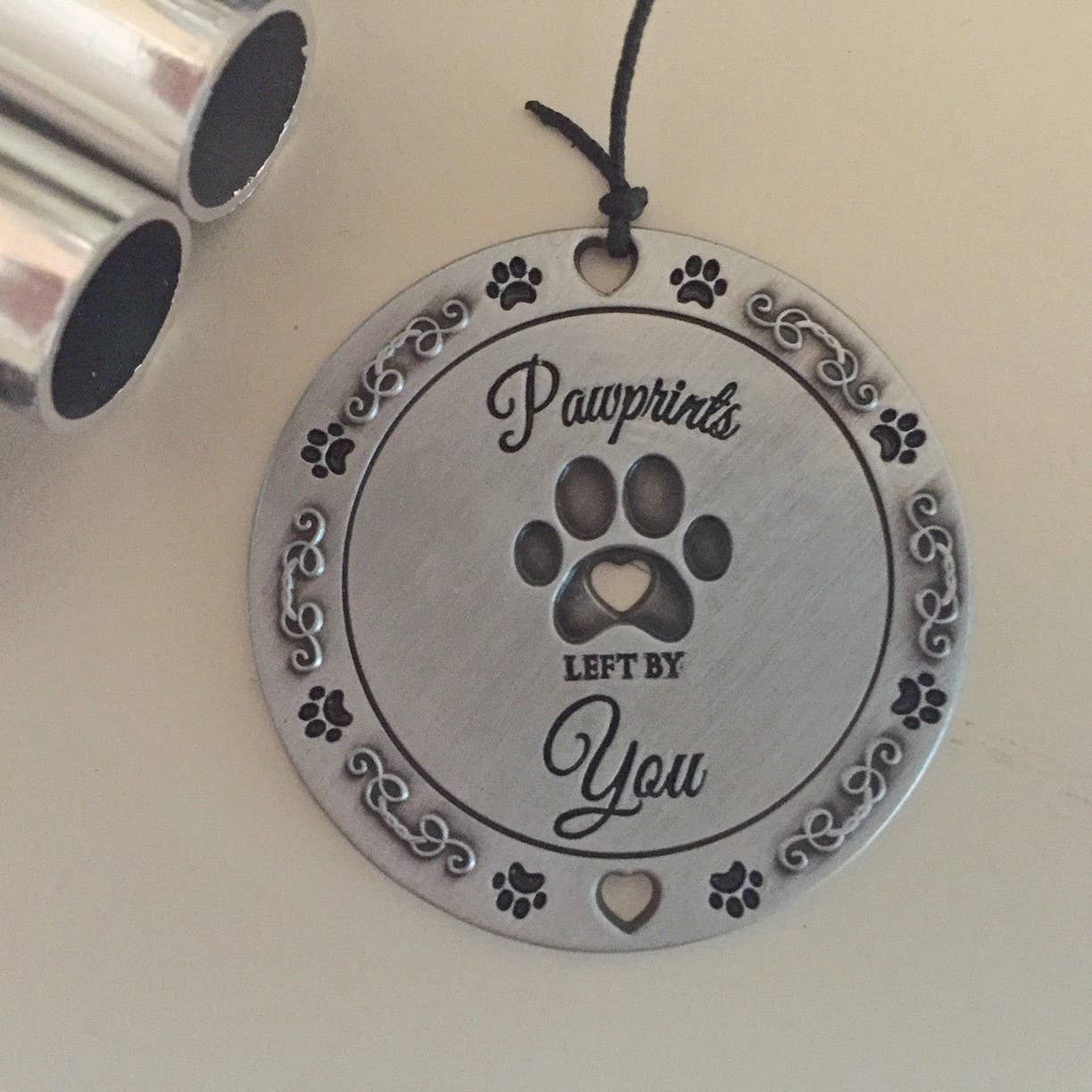 "Pawprints Left By You" Pet Memorial Windchime, photo 3 of 4