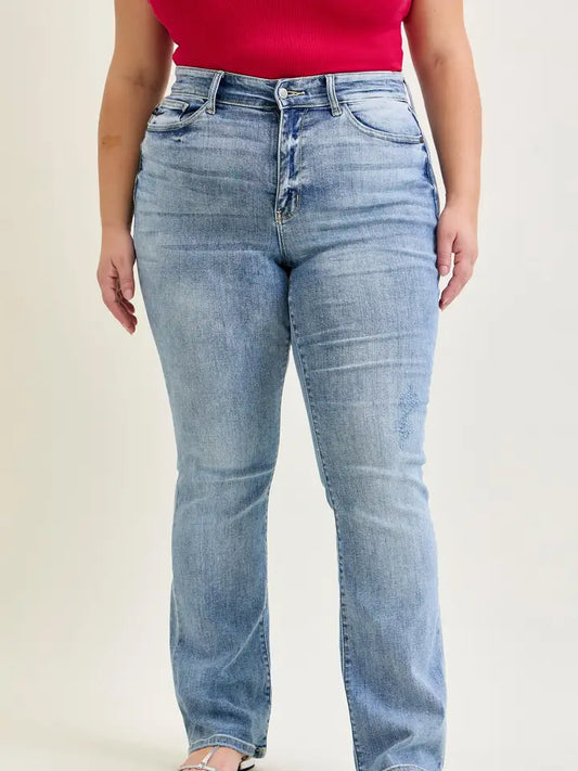 Judy Blue Core Mid-Rise Bootcut Jeans - Plus Size